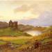 Landscape by Tarbert Castle, Scottland (Landskap Ved Tarbert Castle, Skottland)